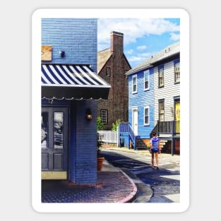 Annapolis MD - Strolling Along Pinkney Street Sticker